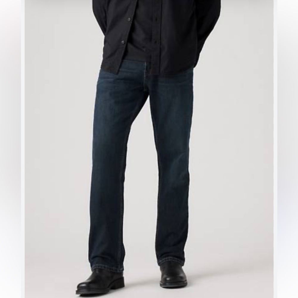 NWT Levi's 559 Relaxed Straight Men's Deep Indigo Straight Jeans
